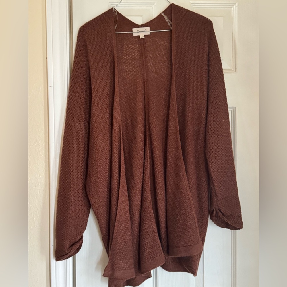 Chocolate brown cardigan
